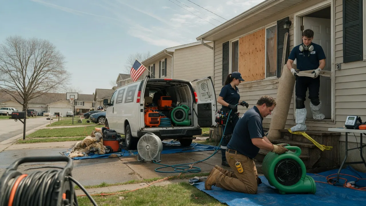 Water Damage Restoration in Dugger, IN near me